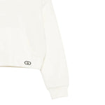Liu Jo Felpa tinta unita con Cappuccio Panna per Bambina GF5147 PANNA LIU JO 