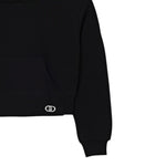 Liu Jo Felpa tinta unita con Cappuccio Nero per Bambina GF5147XXX NERO LIU JO 