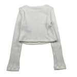 Liu Jo Maglia Girocollo tinta unita Panna per Bambina GF5177 PANNA LIU JO 