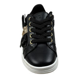 Liu Jo Sneakers tinta unita con Lacci Nero per Bambina GINNY02 NERO LIU JO 