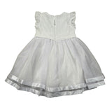 Liu Jo Abito Mezza Manica tinta unita con Tulle Bianco per Neonata HA1011 BIANCO LIU JO 