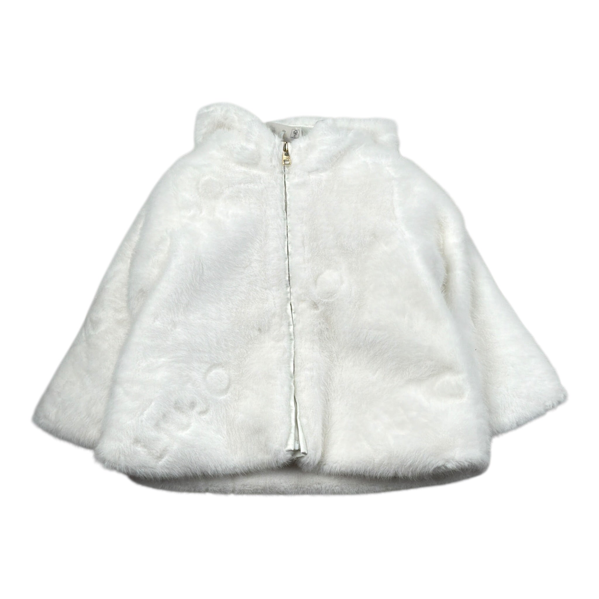 Liu Jo Giubbino tinta unita con Zip Cappuccio Bianco per Neonata HF3016 BIANCO LIU JO 