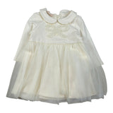 Liu Jo Abito tinta unita con Tulle Panna per Neonata HF4020 PANNA LIU JO 