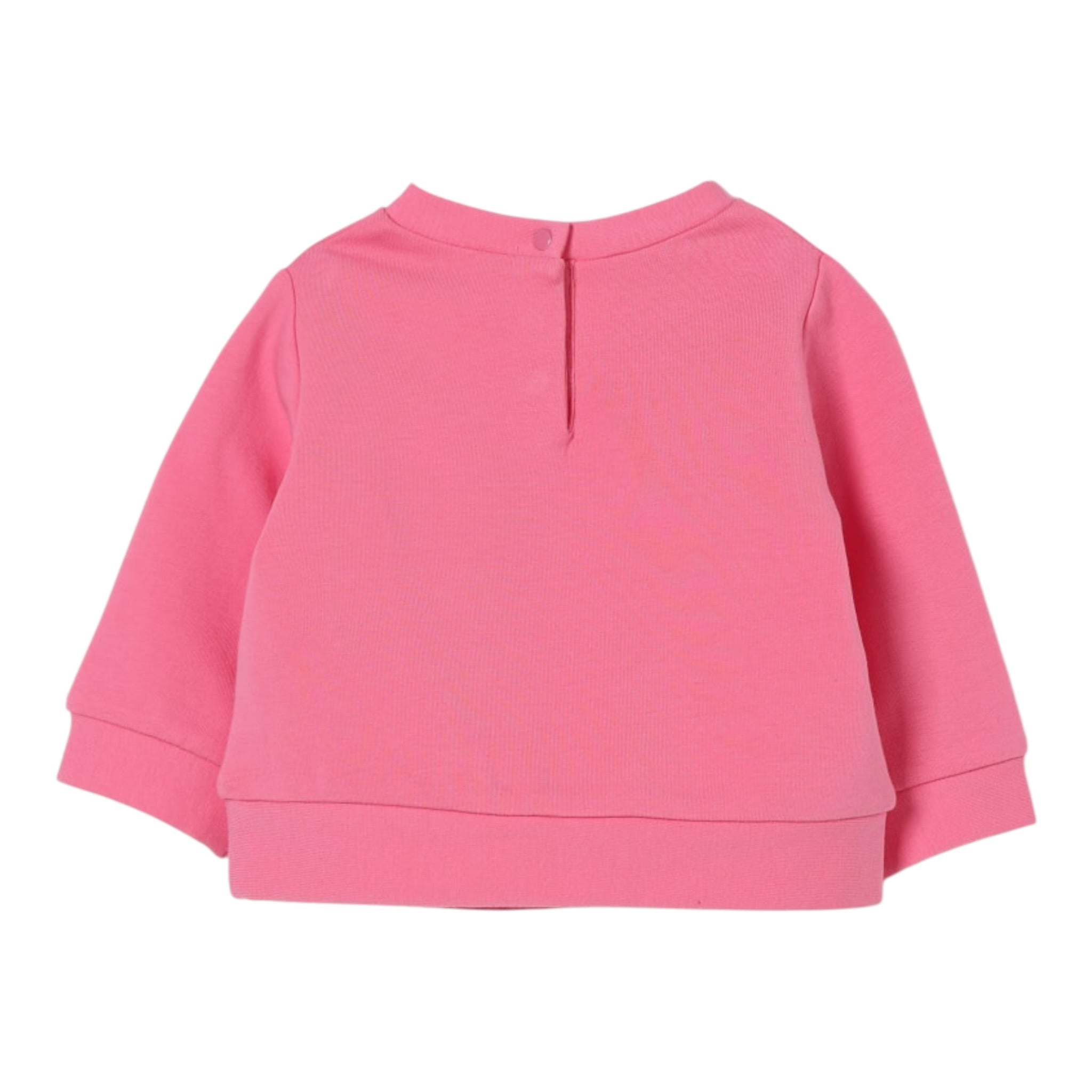 Liu Jo Felpa Chiusa Girocollo tinta unita Rosa per Neonata HF5018XXX ROSA LIU JO 