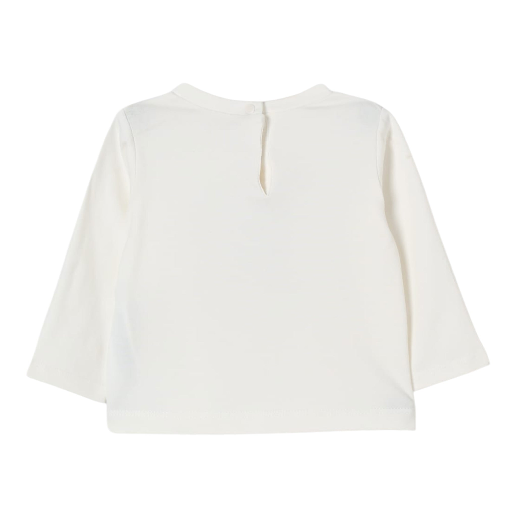 Liu Jo Shirt Girocollo tinta unita con Brillantini Bianco per Neonata HF5026 BIANCO LIU JO 