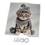 Liu Jo Shirt Girocollo tinta unita con Brillantini Bianco per Neonata HF5026 BIANCO LIU JO 