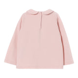 Liu Jo Shirt Girocollo tinta unita con Stampa Rosa per Neonata HF5040 ROSA LIU JO 