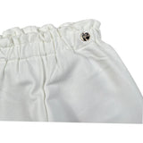 Liu Jo Pantalone tinta unita con Elastico In Vita Bianco per Neonata HF5050X BIANCO LIU JO 