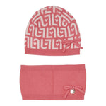 Liu Jo Set Cappello-Sciarpa tinta unita Rosa per Neonata HF5058 ROSA LIU JO 