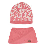 Liu Jo Set Cappello-Sciarpa tinta unita Rosa per Neonata HF5058 ROSA LIU JO 