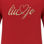 Liu Jo Maglia Girocollo tinta unita con Ricamo Logo Bordeaux per Neonata HF5072XX BORDEAUX LIU JO 