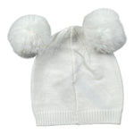 Liu Jo Cappello tinta unita con Pon Pon Bianco per Neonata HF5074 BIANCO LIU JO 