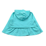 Liu Jo Felpa Xon Zip E Cappuccio tinta unita Verde Acqua per Bambina KA4109 VERDE ACQUA LIU JO 