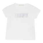 Liu Jo T-Shirt tinta unita con Stampa Bianco per Neonata KA5095N BIANCO LIU JO 