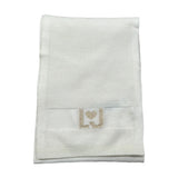 Liu Jo Sciarpa tinta unita con Logo Panna per Neonata KF1160 PANNA LIU JO 