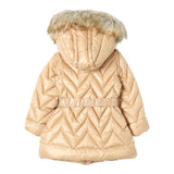 Liu Jo Giubbino tinta unita con Cappuccio Beige per Bambina KF4002 BEIGE LIU JO 