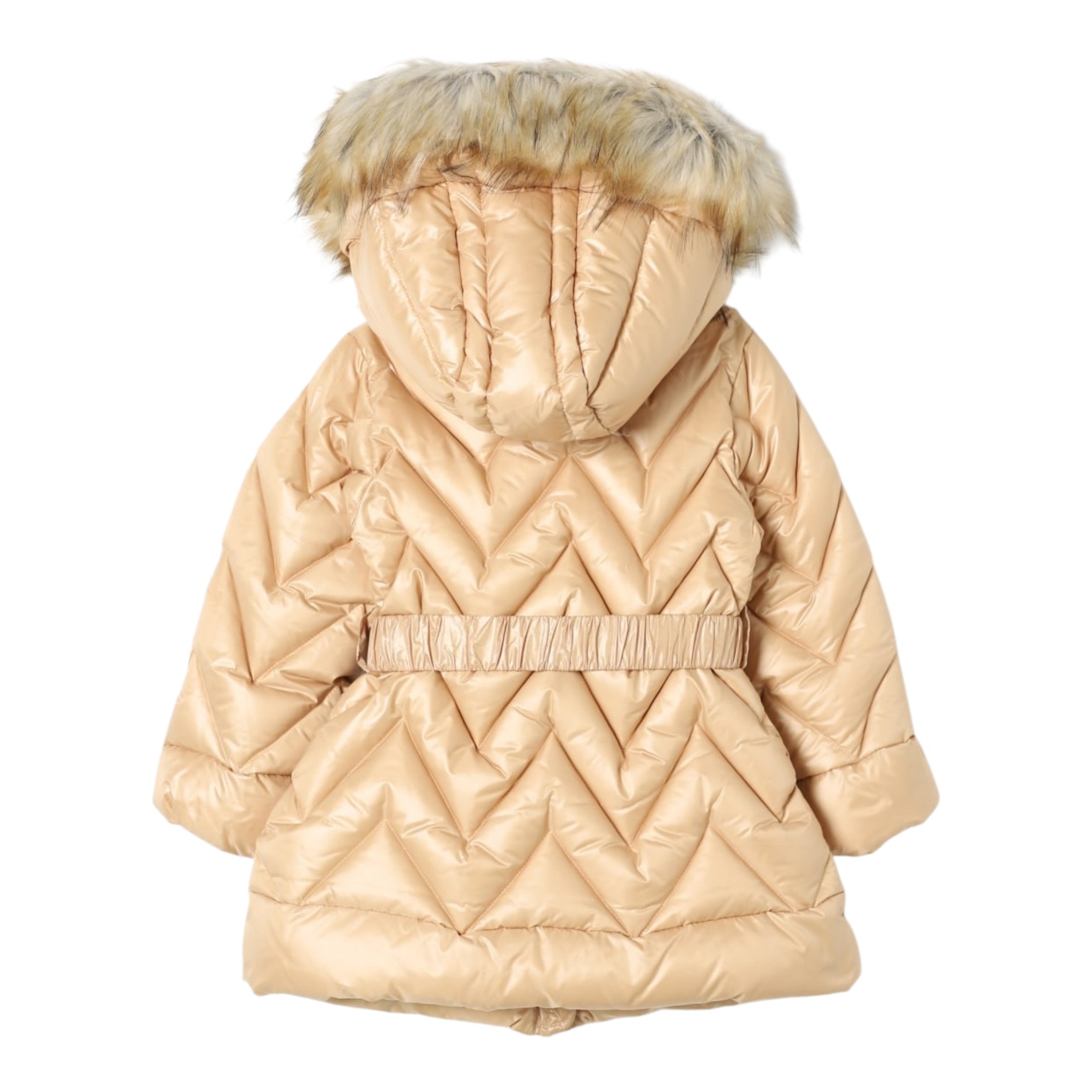 Liu Jo Giubbino tinta unita con Cappuccio Beige per Bambina KF4002 BEIGE LIU JO 