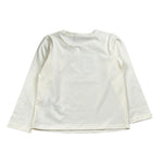 Liu Jo Shirt tinta unita con Stampa Panna per Bambina KF4029 PANNA LIU JO 