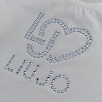 Liu Jo Shirt tinta unita con Stampa Panna per Bambina KF4029 PANNA LIU JO 