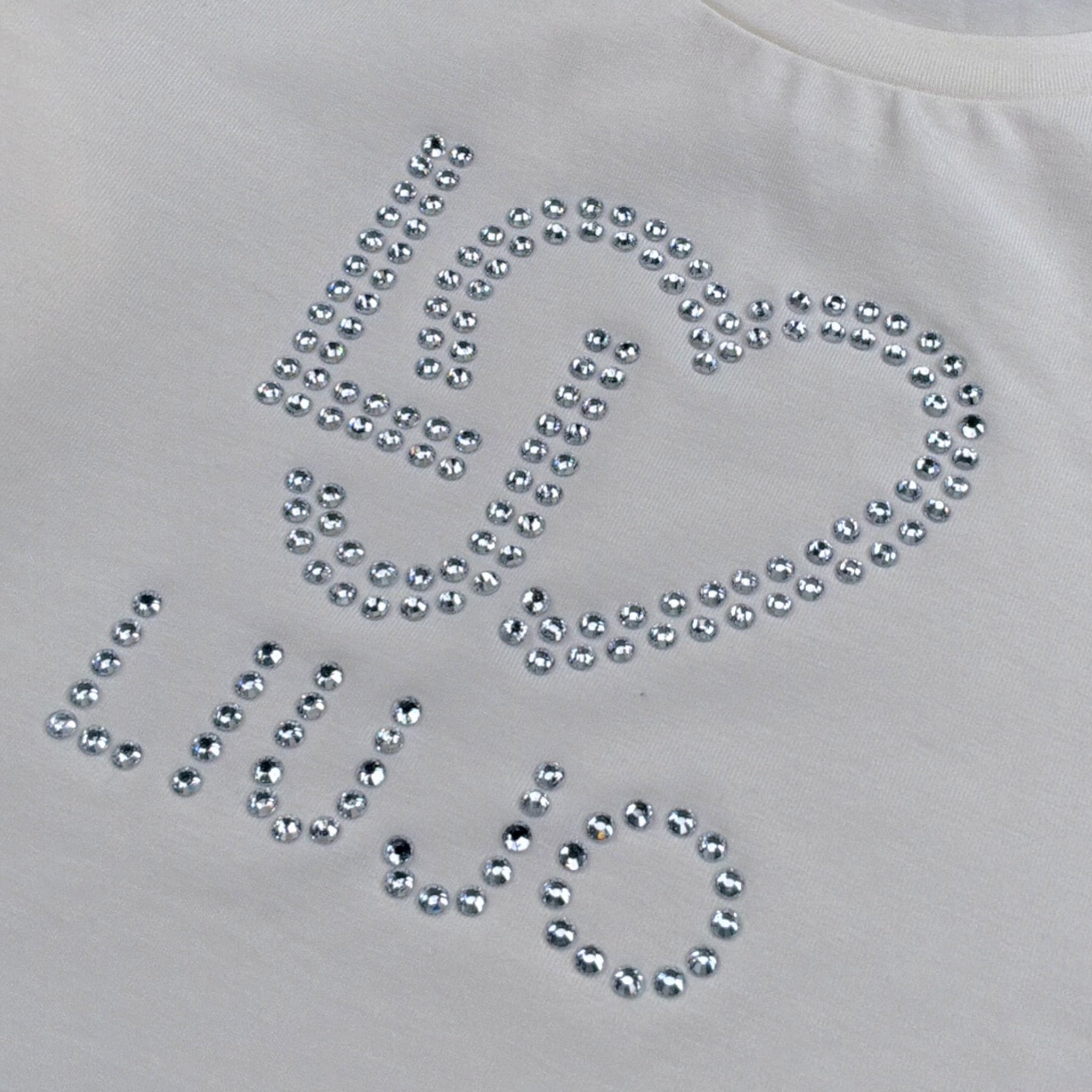 Liu Jo Shirt tinta unita con Stampa Panna per Bambina KF4029 PANNA LIU JO 