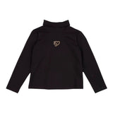 Liu Jo Shirt Collo Alto tinta unita con Logo Nero per Bambina KF4031J NERO LIU JO 
