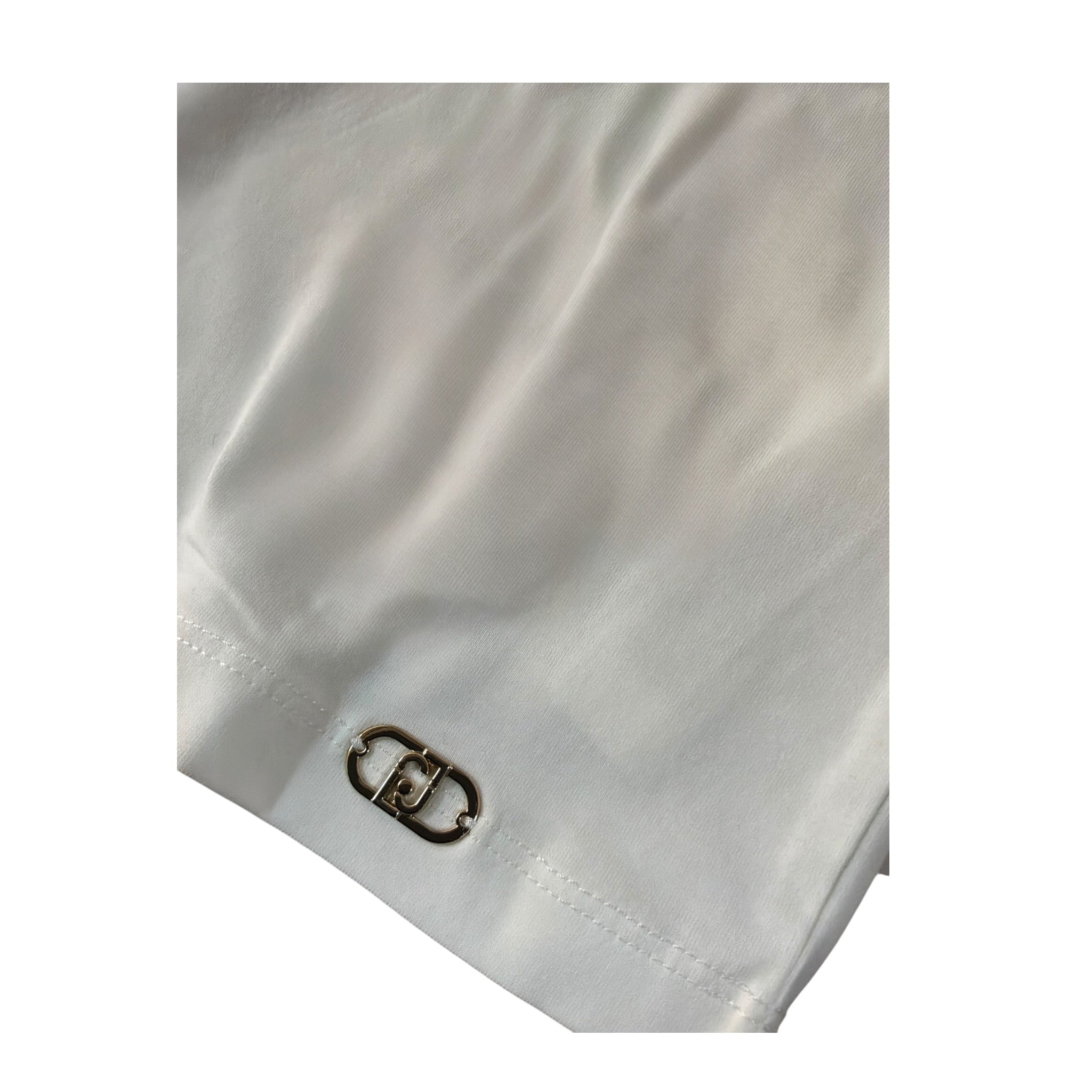 Liu Jo Shirt tinta unita con Colletto Bianco per Bambina KF4075 BIANCO LIU JO 
