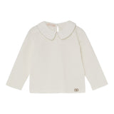 Liu Jo Shirt tinta unita con Colletto Bianco per Bambina KF4075 BIANCO LIU JO 