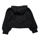 Liu Jo Felpa tinta unita con Cappuccio E Borchie Nero per Bambina KF4109 NERO LIU JO 