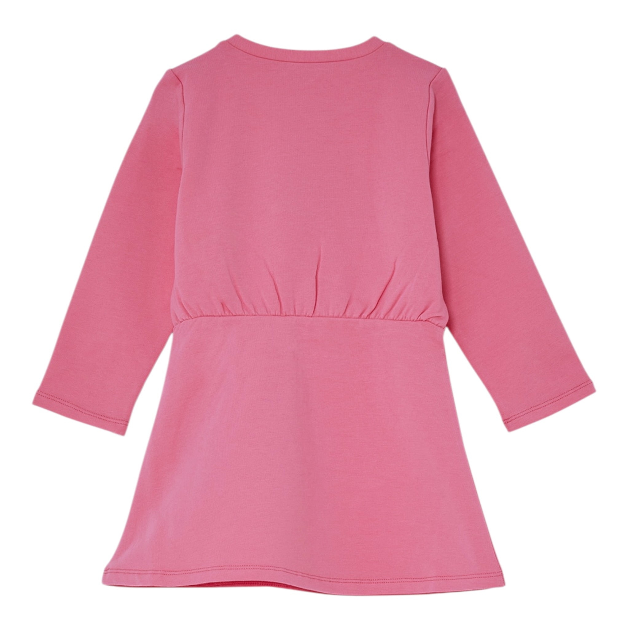 Liu Jo Abito Girocollo tinta unita con Brillantini Rosa per Neonata KF5004 ROSA LIU JO 