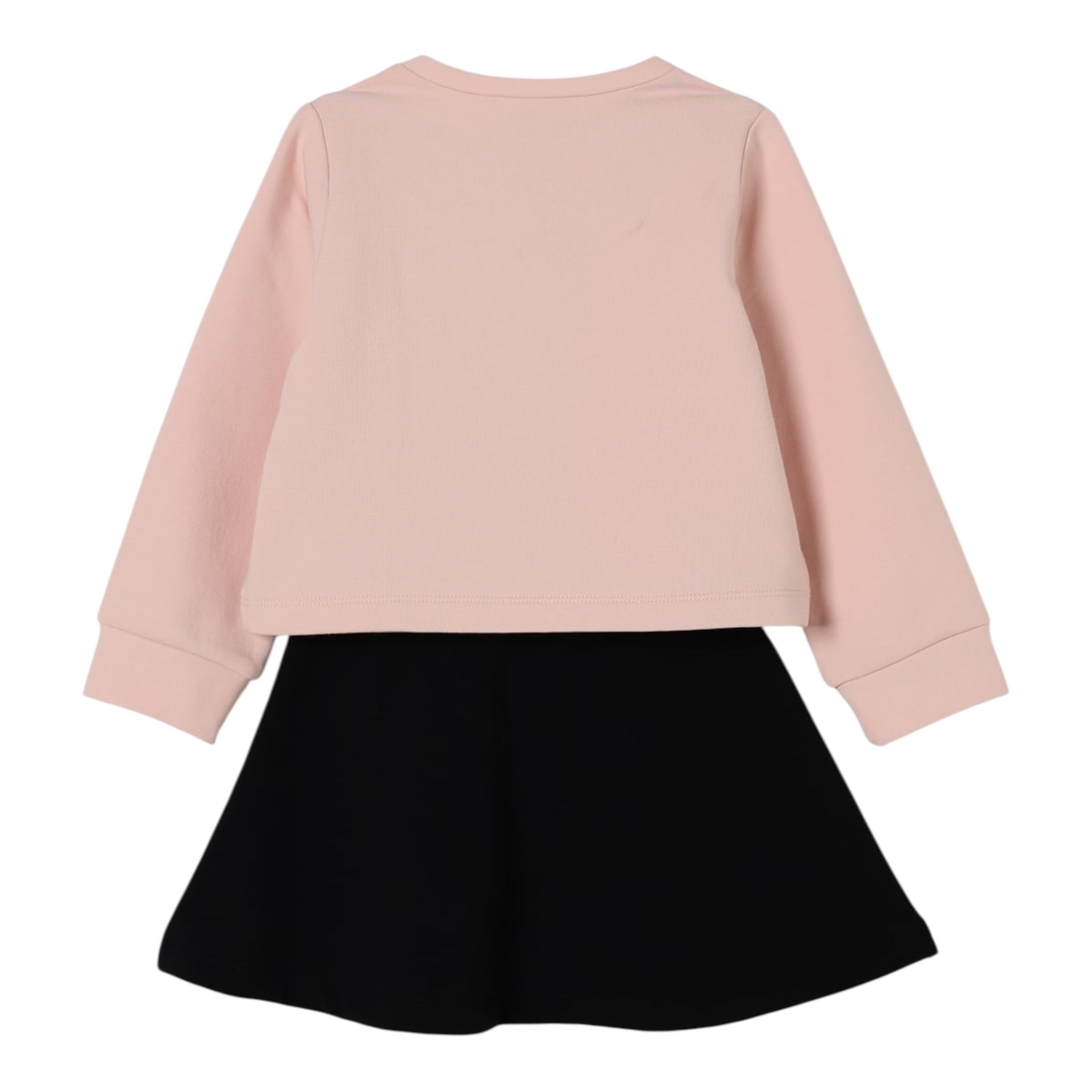 Liu Jo Completo 2Pz Felpa-Gonna Bicolore Nero/Rosa per Bambina KF5005 NERO/ROSA LIU JO 