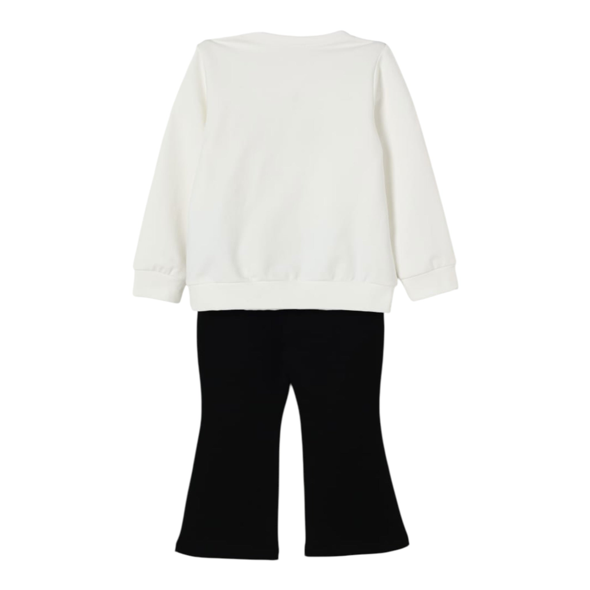 Liu Jo Completo 2Pz Felpa-Leggins Bicolore Panna/Nero per Bambina KF5006F0 PANNA/NERO LIU JO 