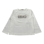 Liu Jo Shirt Girocollo tinta unita Panna per Bambina KF5011X PANNA LIU JO 