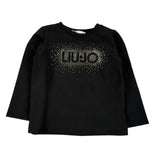 Liu Jo Shirt Girocollo tinta unita Nero per Neonata KF5011XX NERO LIU JO 