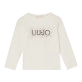 Liu Jo Shirt Girocollo tinta unita Panna per Neonata KF5011XXX PANNA LIU JO 