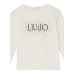 Liu Jo Shirt Girocollo tinta unita Panna per Neonata KF5011XXX PANNA LIU JO 