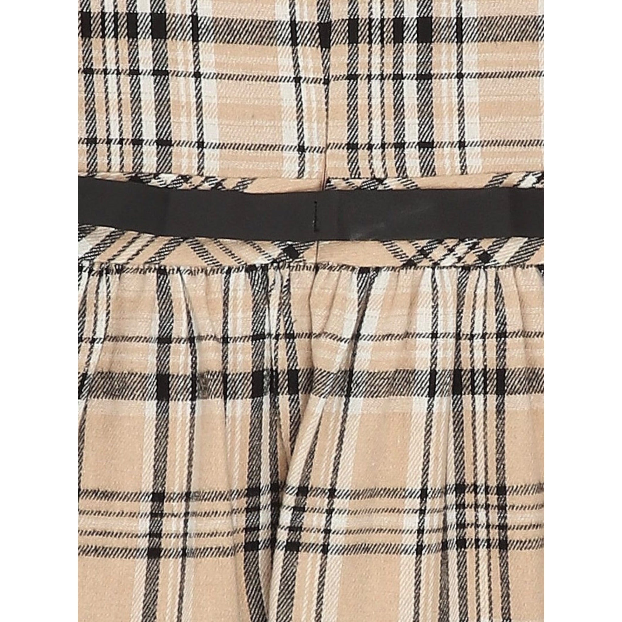 Liu Jo Abito tinta unita Giromanica con Fantasia Beige per Bambina KF5013 BEIGE LIU JO 