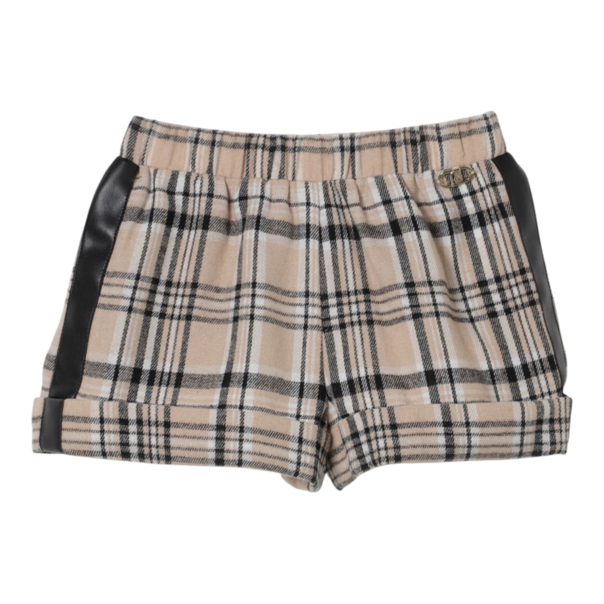 Liu Jo Short tinta unita Fantaisa A Righe Beige per Bambina KF5015 BEIGE LIU JO 