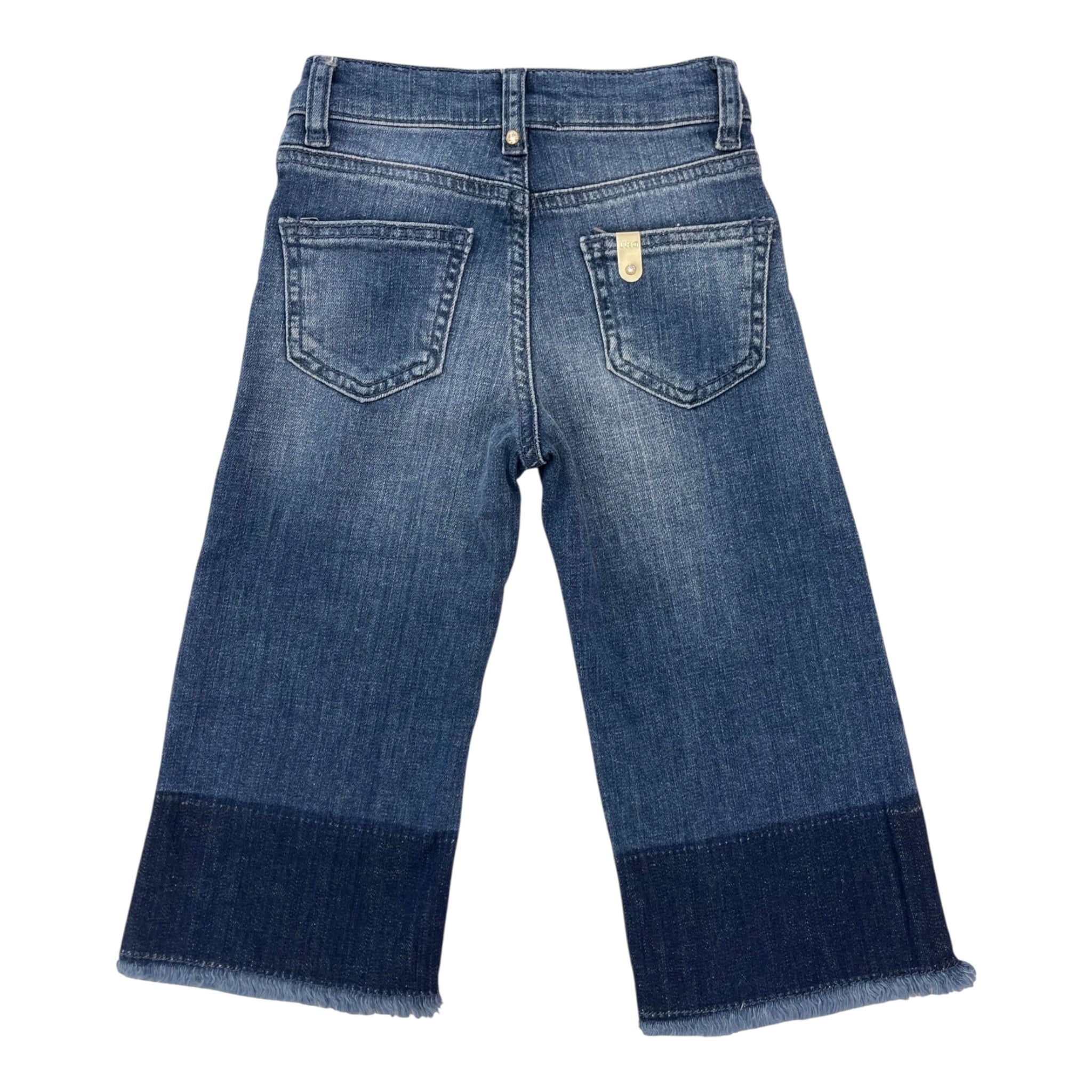Liu Jo Jeans tinta unita con Girovita Regolabile Blu per Bambina KF5019D BLU LIU JO 