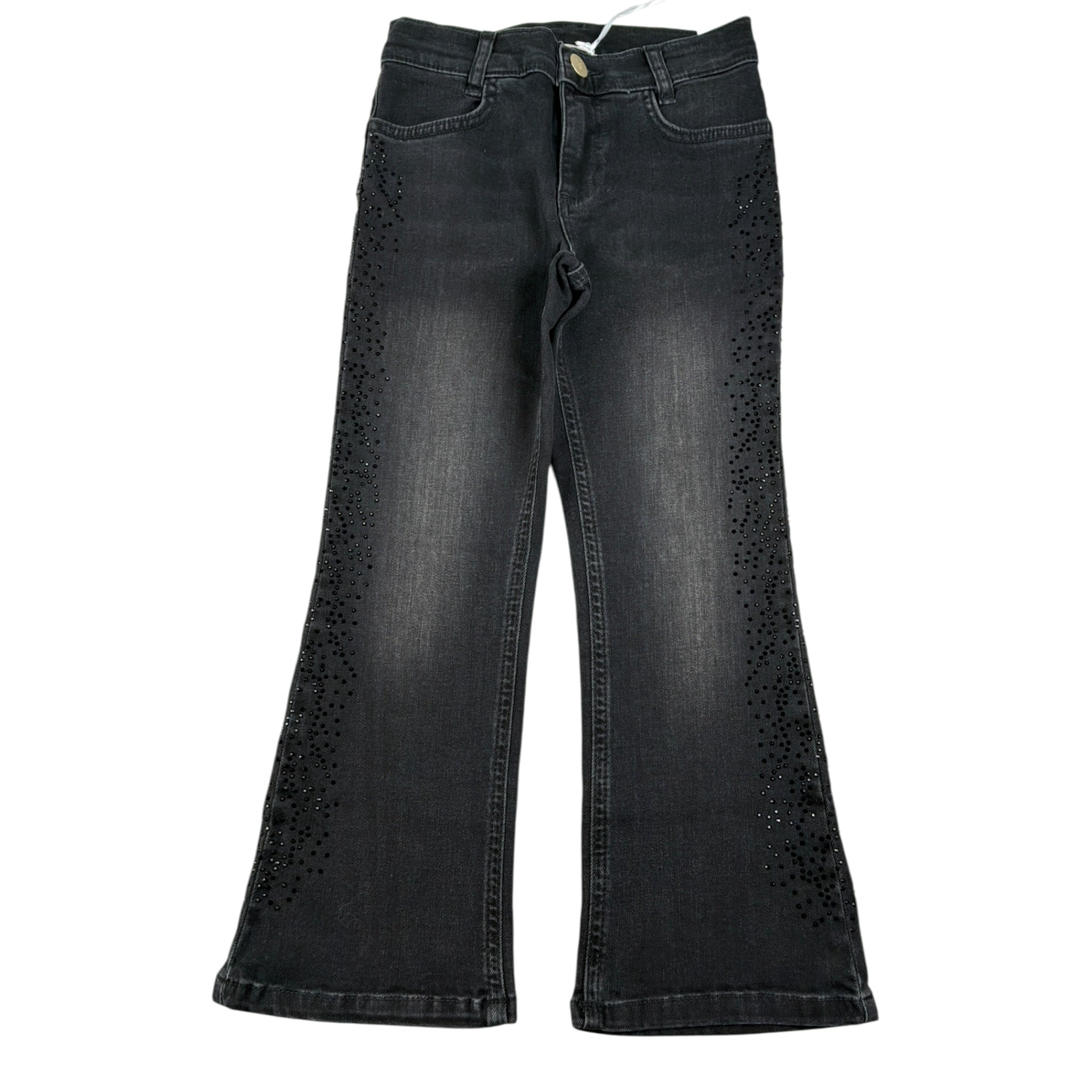 Liu Jo Jeans tinta unita Modello Zampa Nero per Bambina KF5035XX NERO LIU JO 