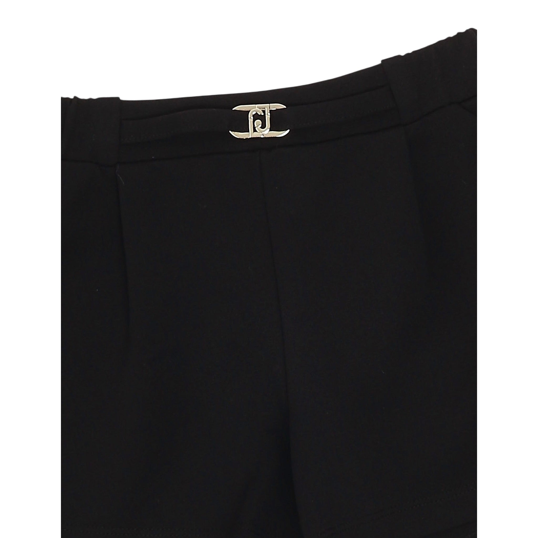 Liu Jo Short tinta unita con Elastico In Vita Nero per Bambina KF5040 NERO LIU JO 