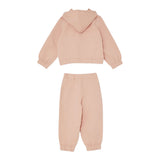 Liu Jo Completo 2 Pezzi Felpa-Pantalone tinta unita Rosa per Bambina KF5044 ROSA LIU JO 