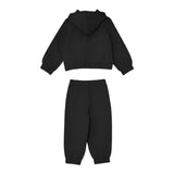 Liu Jo Completo 2 Pezzi Felpa-Pantalone tinta unita Nero per Bambina KF5044XXJ NERO LIU JO 