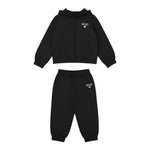 Liu Jo Completo 2 Pezzi Felpa-Pantalone tinta unita Nero per Bambina KF5044XXJ NERO LIU JO 