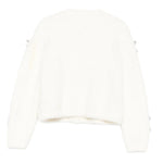 Liu Jo Maglia tinta unita con Applicazioni Bianco per Bambina KF5051 BIANCO LIU JO 