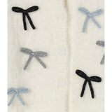 Liu Jo Cardigan tinta unita con Fiocchi Panna per Bambina KF5053XX PANNA LIU JO 