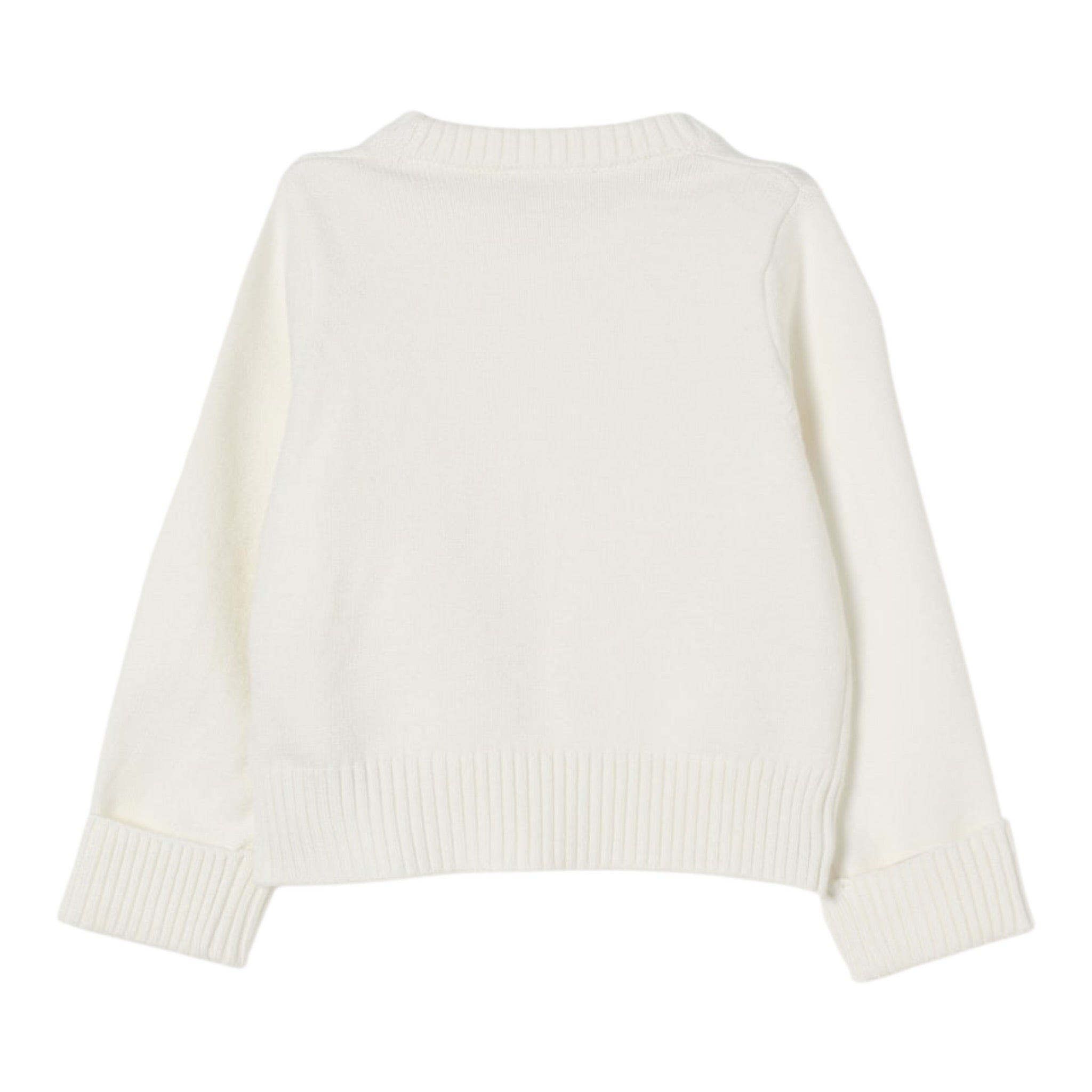 Liu Jo Maglia Girocollo tinta unita con Brillantini Panna per Neonato KF5055NX PANNA LIU JO 