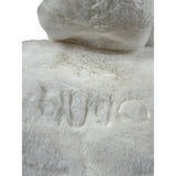 Liu Jo Pelliccia Tinta Uita con Zip E Cappuccio Panna per Bambina KF5058X PANNA LIU JO 