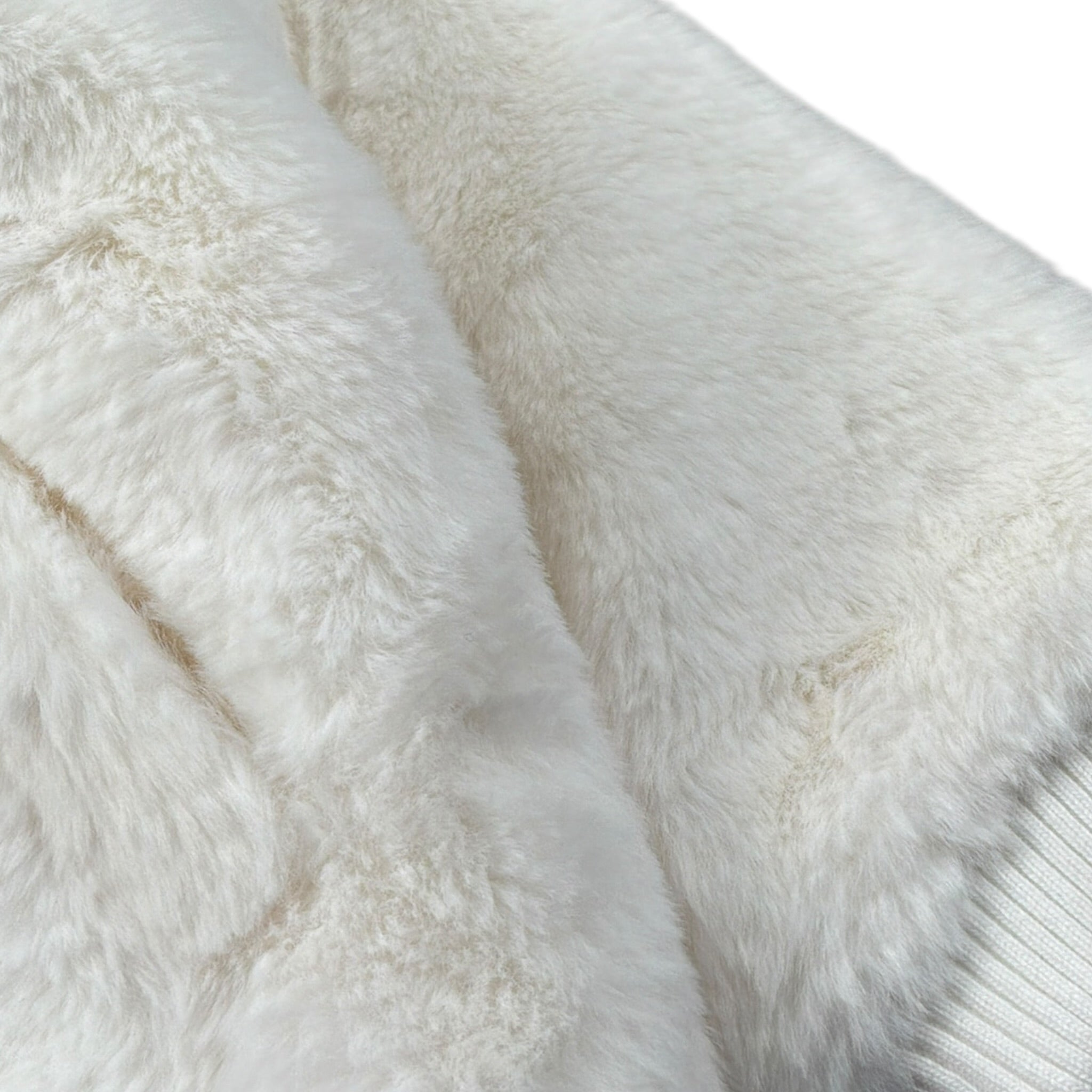 Liu Jo Pelliccia Tinta Uita con Zip E Cappuccio Bianco per Bambina KF5058XXX BIANCO LIU JO 