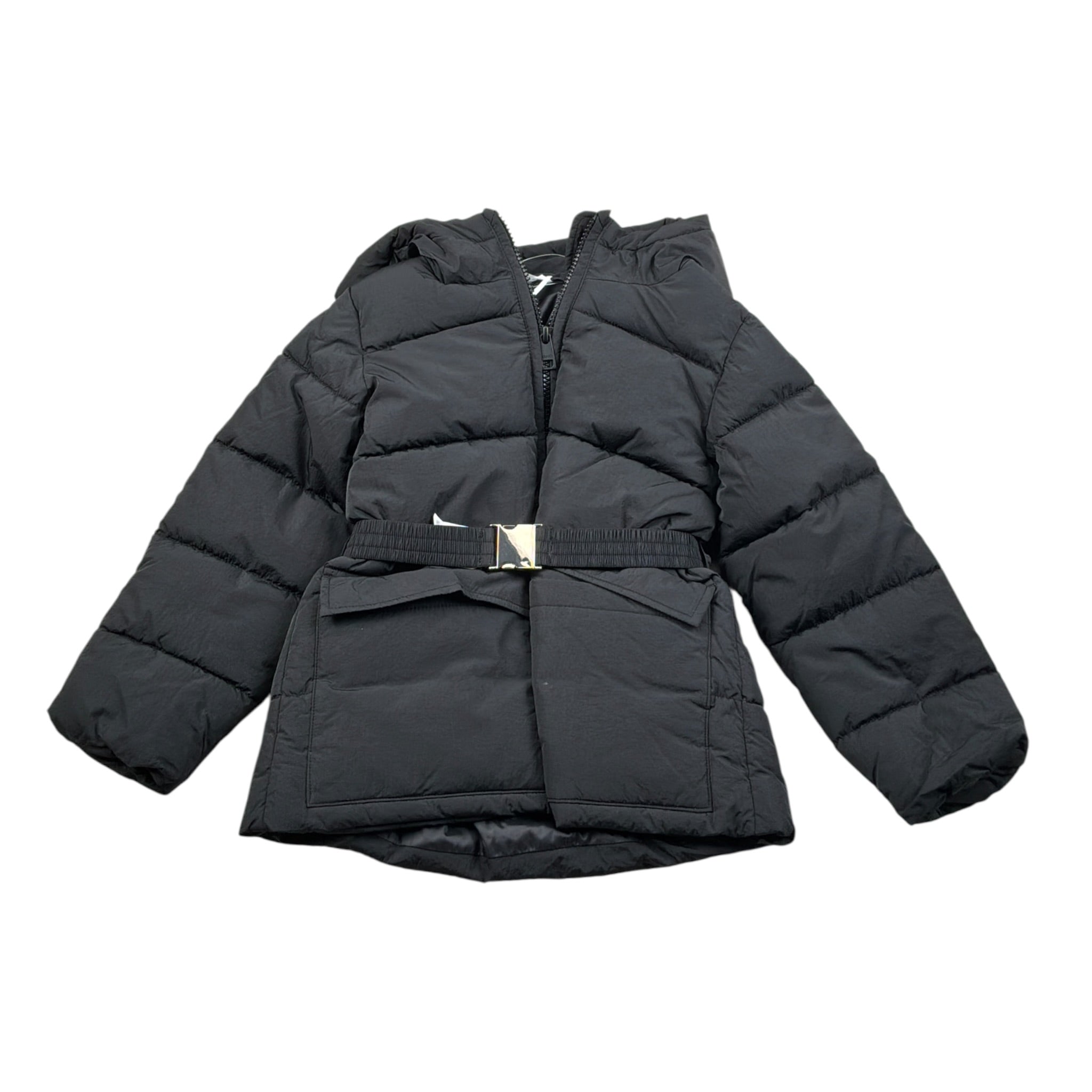 Liu Jo Giubbino tinta unita con Cappuccio Nero per Neonata KF5059XN NERO LIU JO 