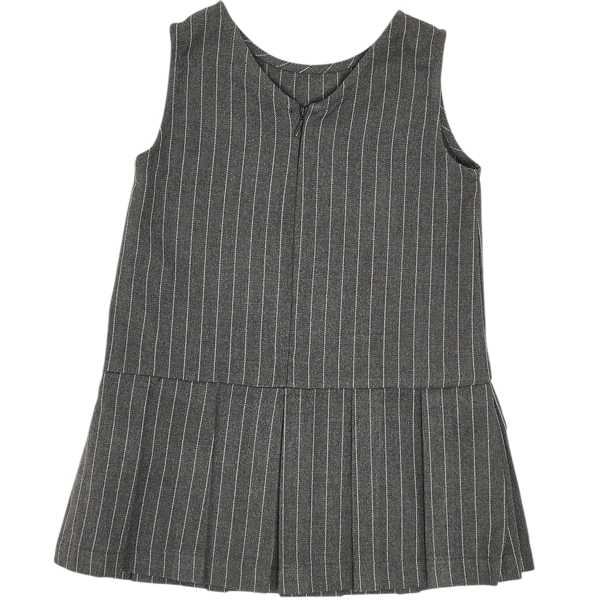 Liu Jo Abito tinta unita con Fantasia A Righe Grigio per Bambina KF5063 GRIGIO LIU JO 